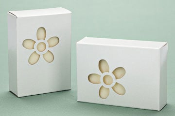 Lg Soap Box: White Daisy