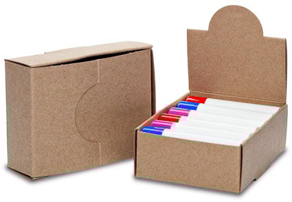 Lip Tube Display Box: Kraft