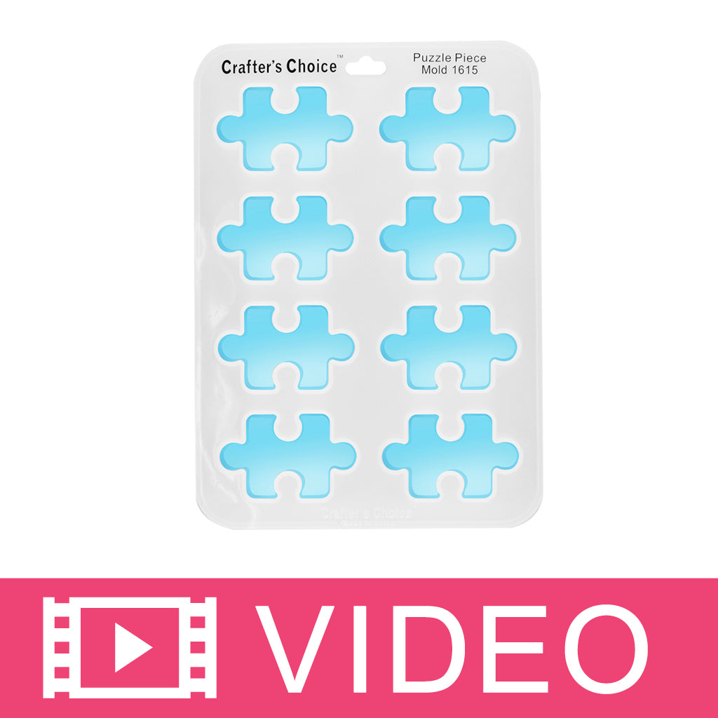 Puzzle Piece Silicone Soap Mold Video