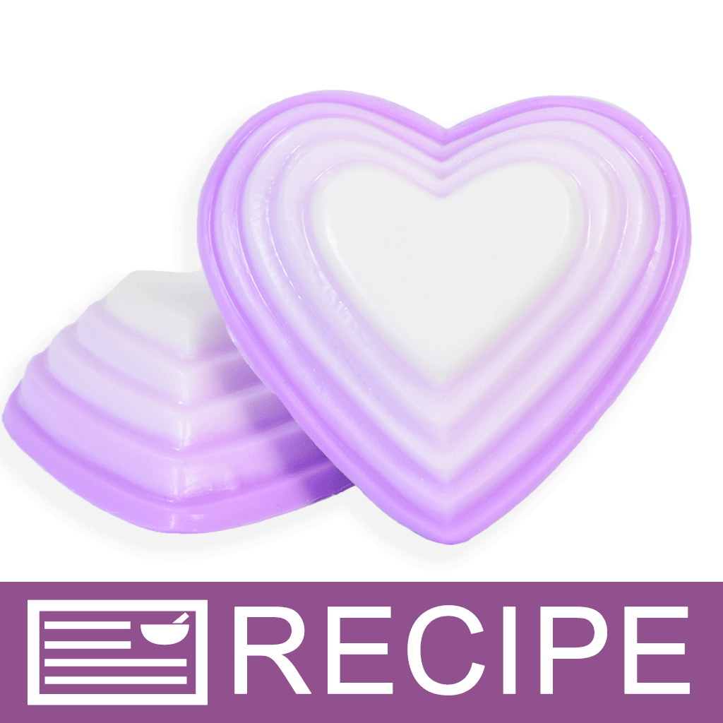 Ombre Layered Heart MP Soap