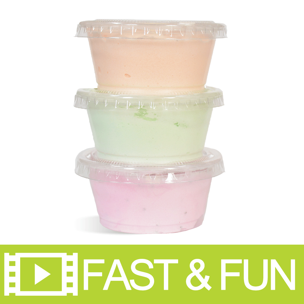 Making Smoothie Sugar Scrub Shots