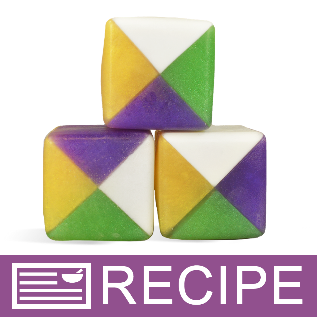 Mardi Gras Cube MP Soap Bars