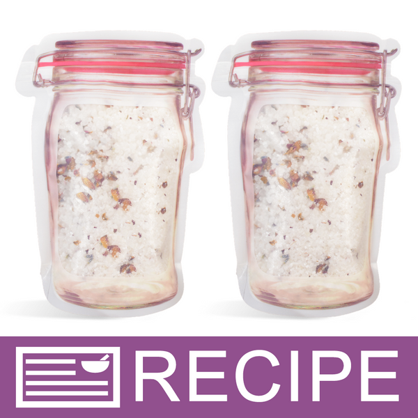 Bath Salts with Rose Petals