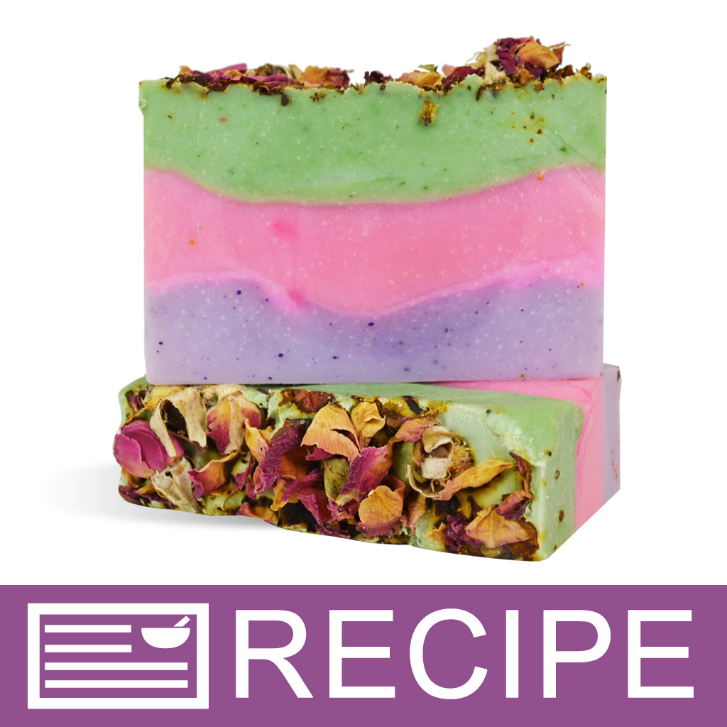 Sweet Lily Layered CP Loaf Soap Recipe