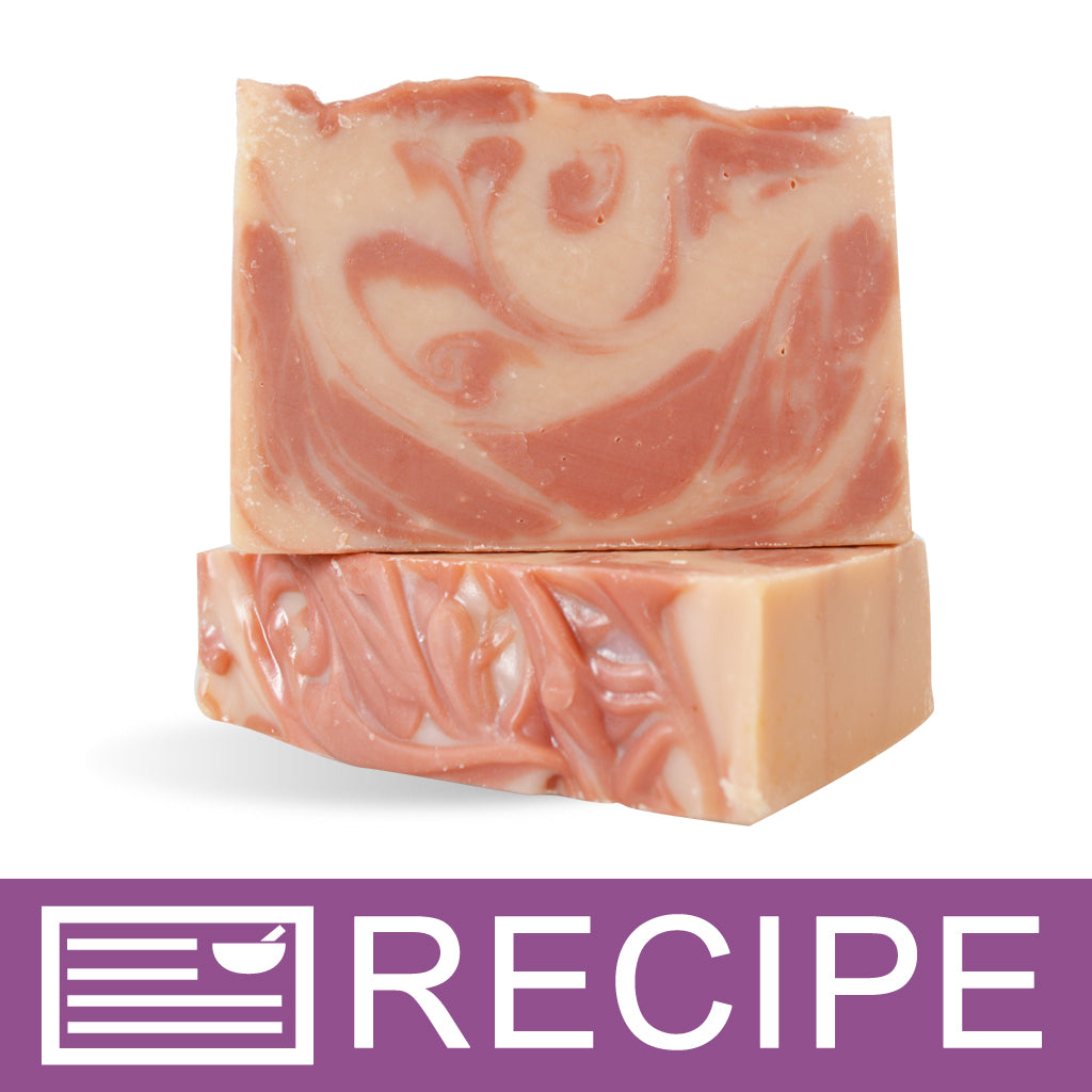 Hibiscus Infused Cold Process Soap Recipe