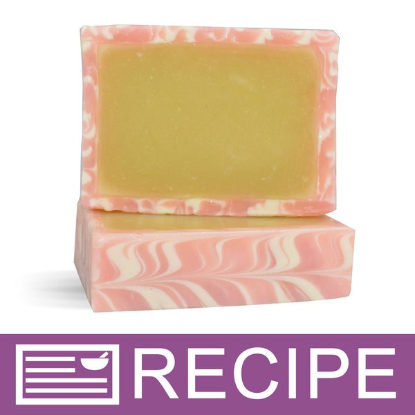 Orchid & Pink Amber Rimmed CP Soap Recipe