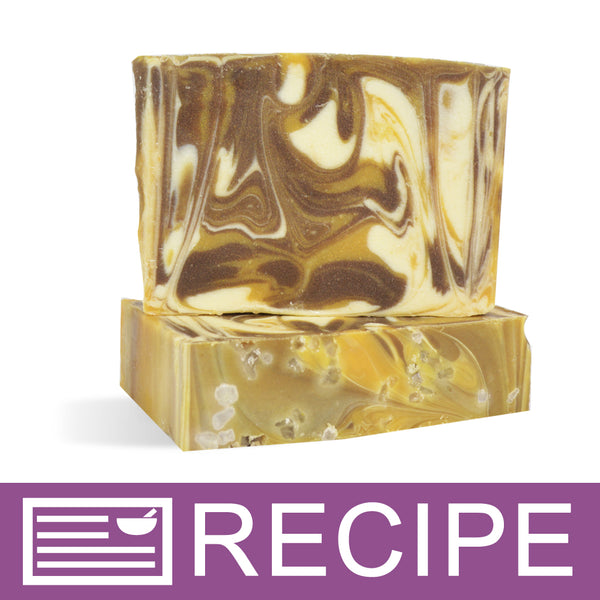 Salted Caramel CP Soap with Coconut Milk Recipe
