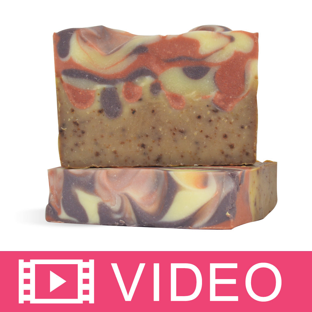 How To Drop Swirl Cold Process Soap Video