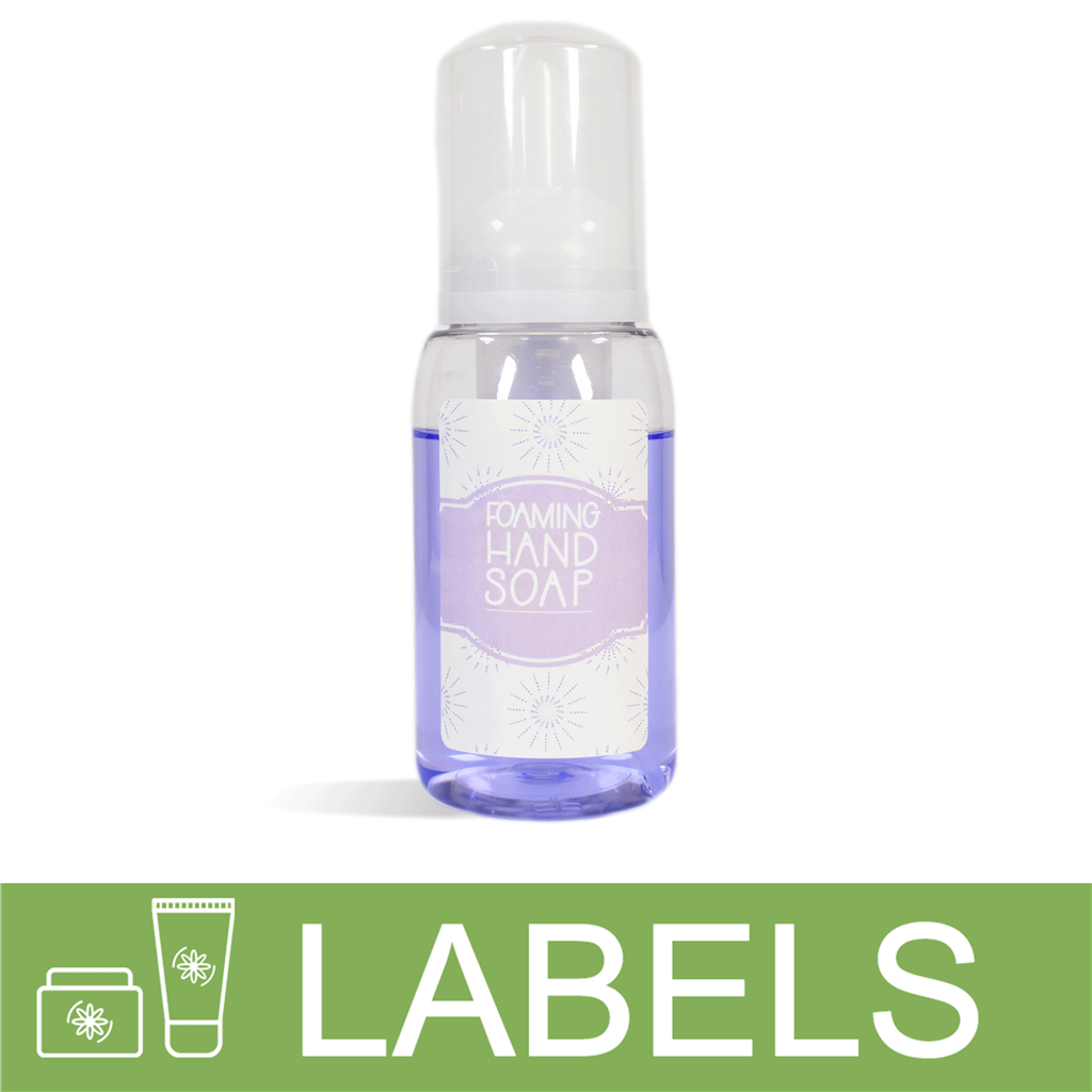 Lavender Foaming Hand Soap Label