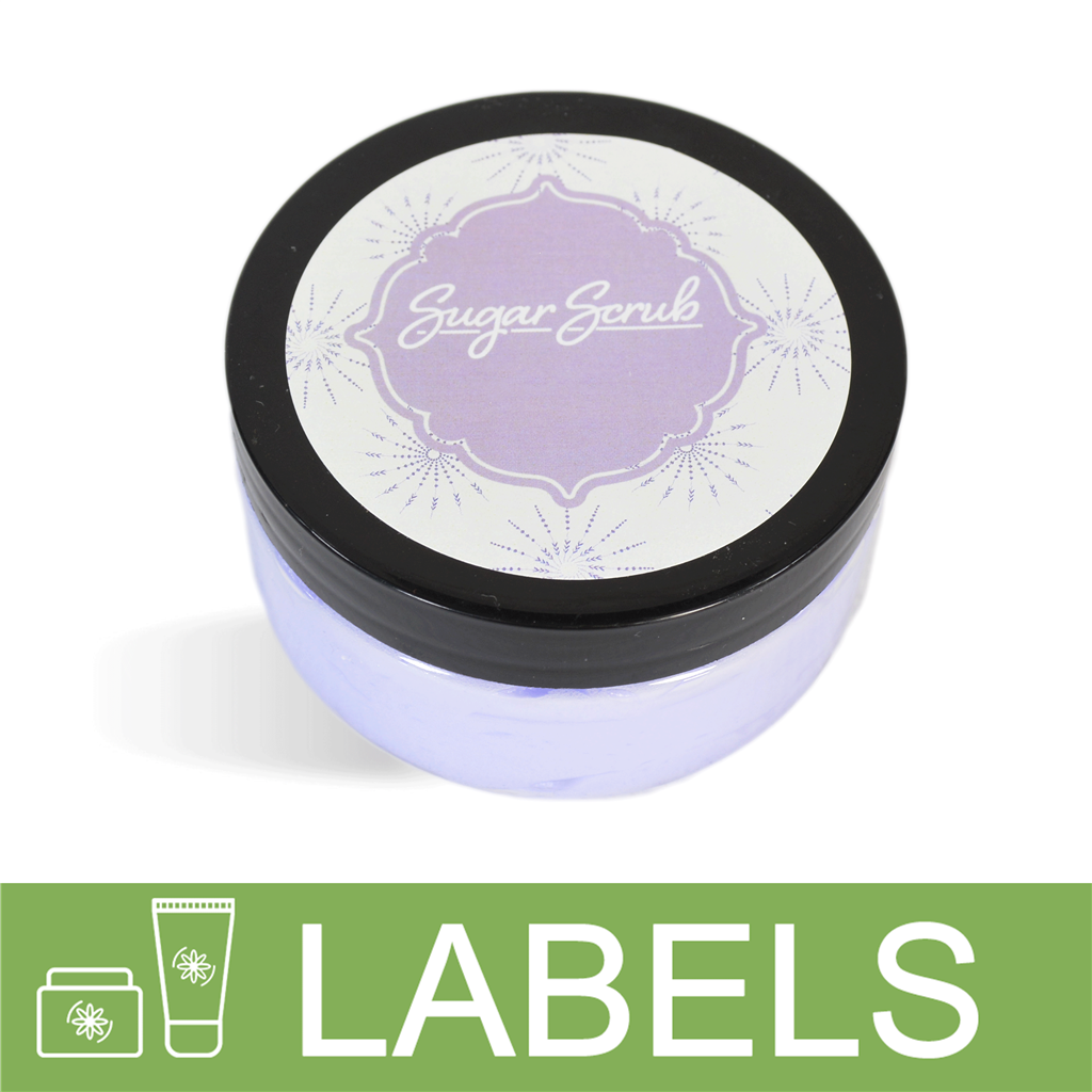 Lavender Sugar Scrub Label