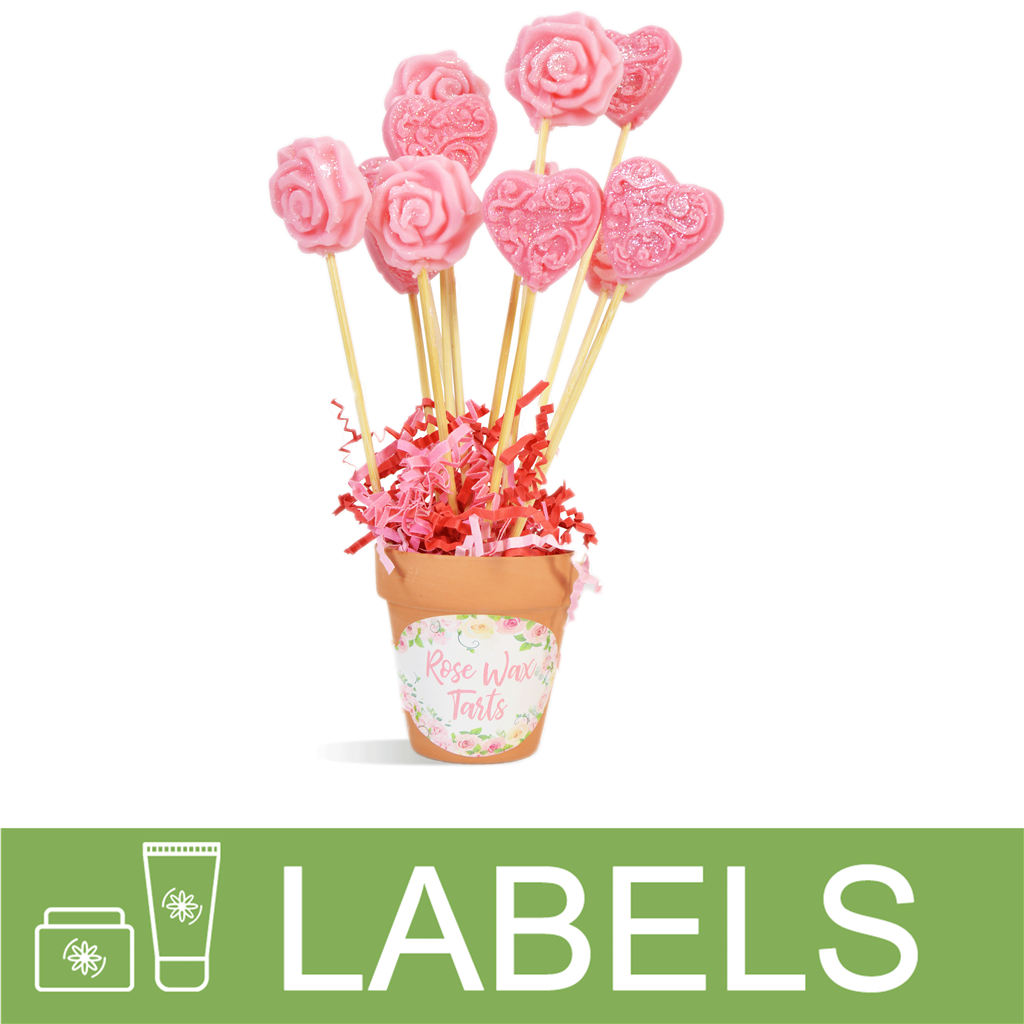 Rose Wax Tarts Label