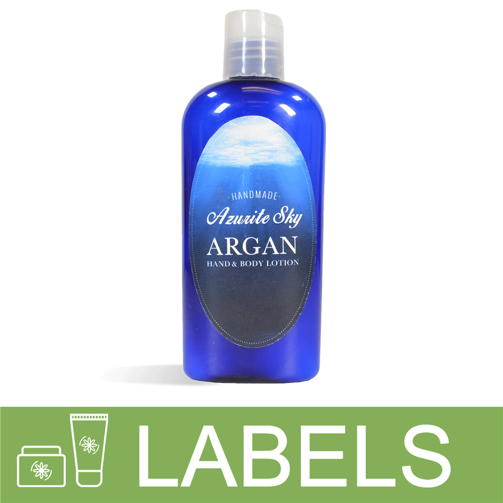 Azurite Sky Lotion Label