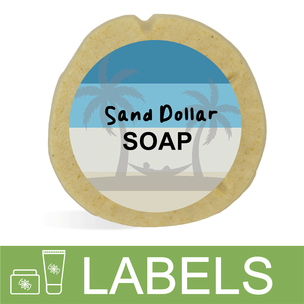 Sand Dollar Soap Label