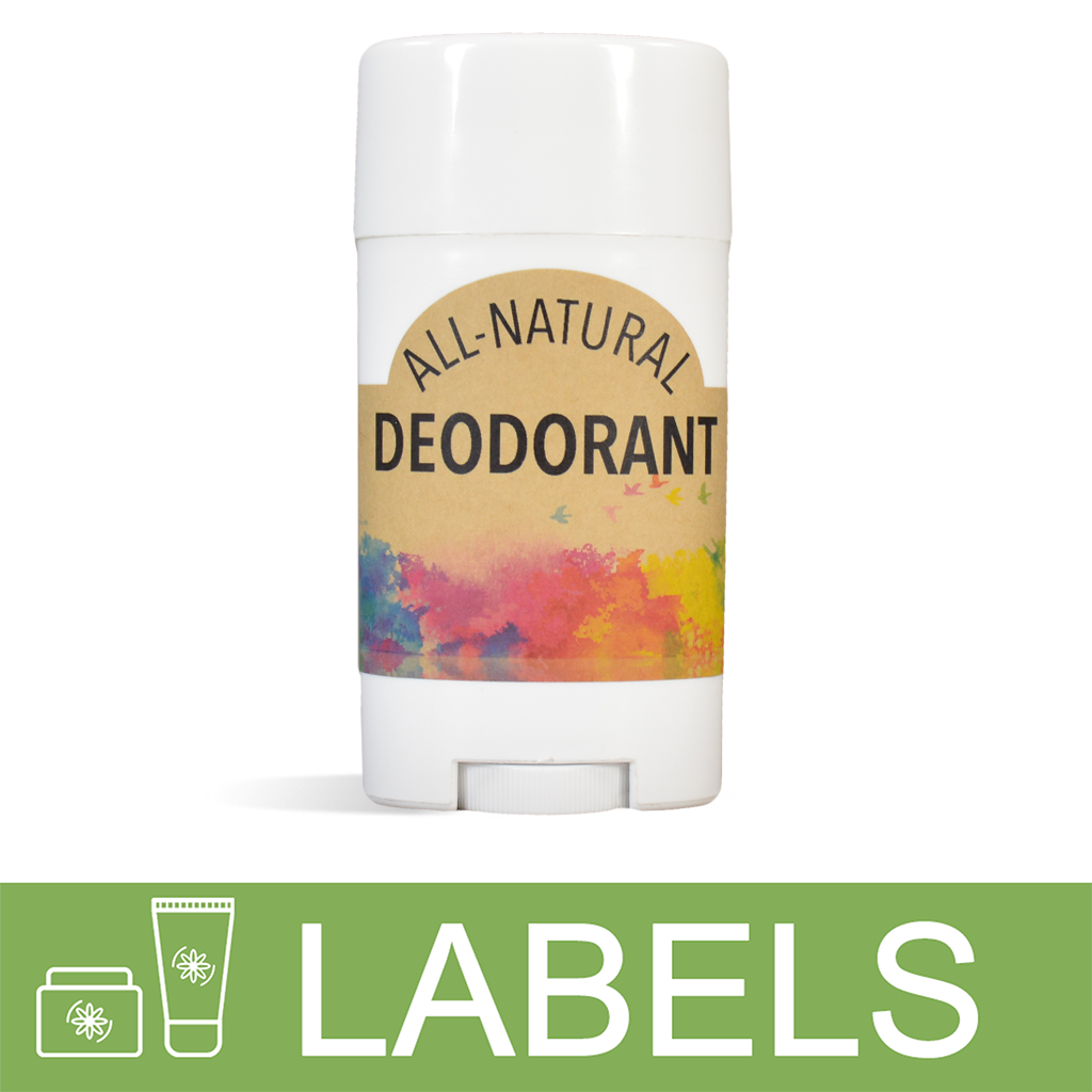 All Natural Deodorant Label