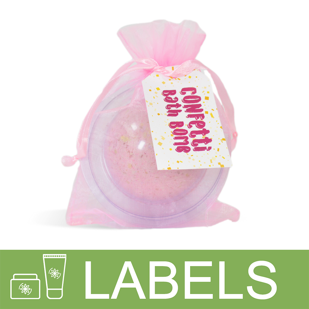 Confetti Bath Bomb Label