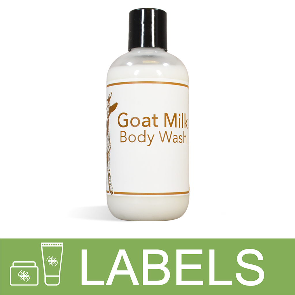 Goat Milk Body Wash Label