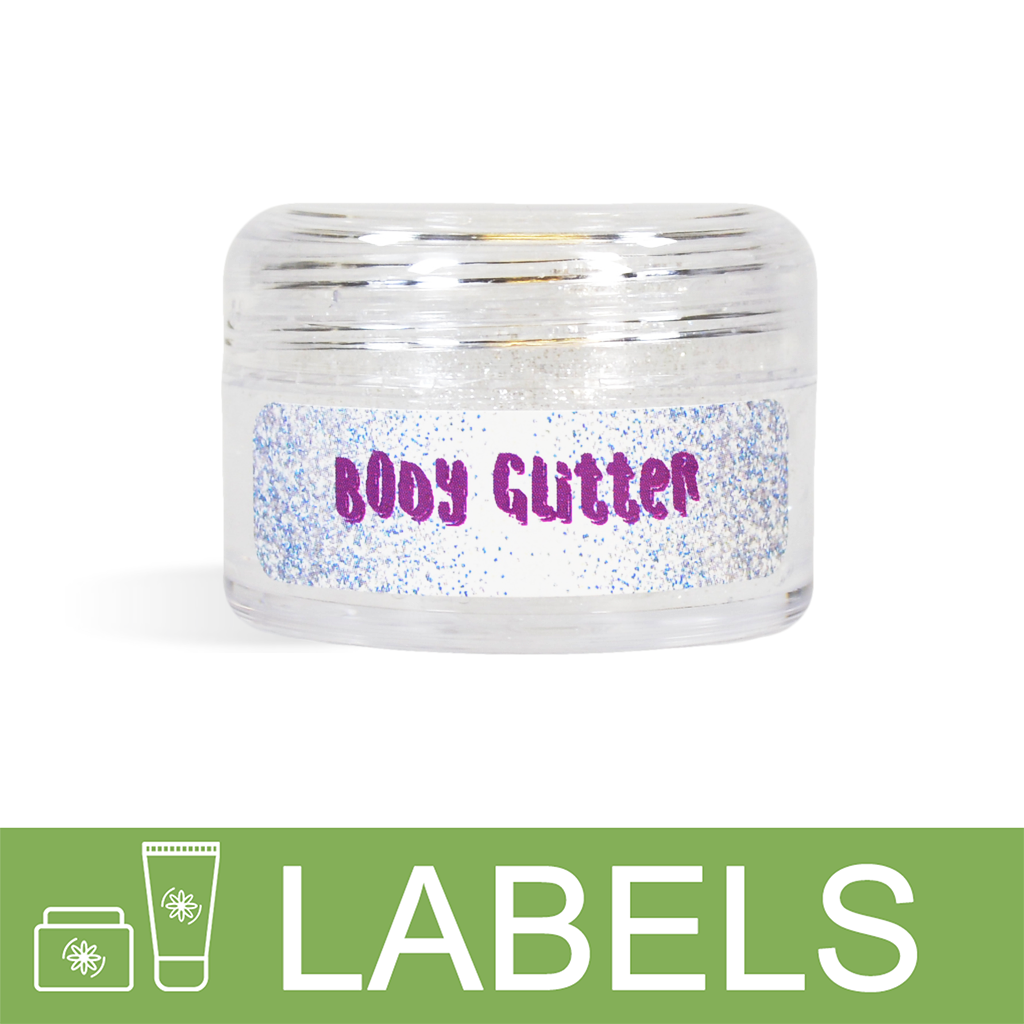 Body Glitter Label
