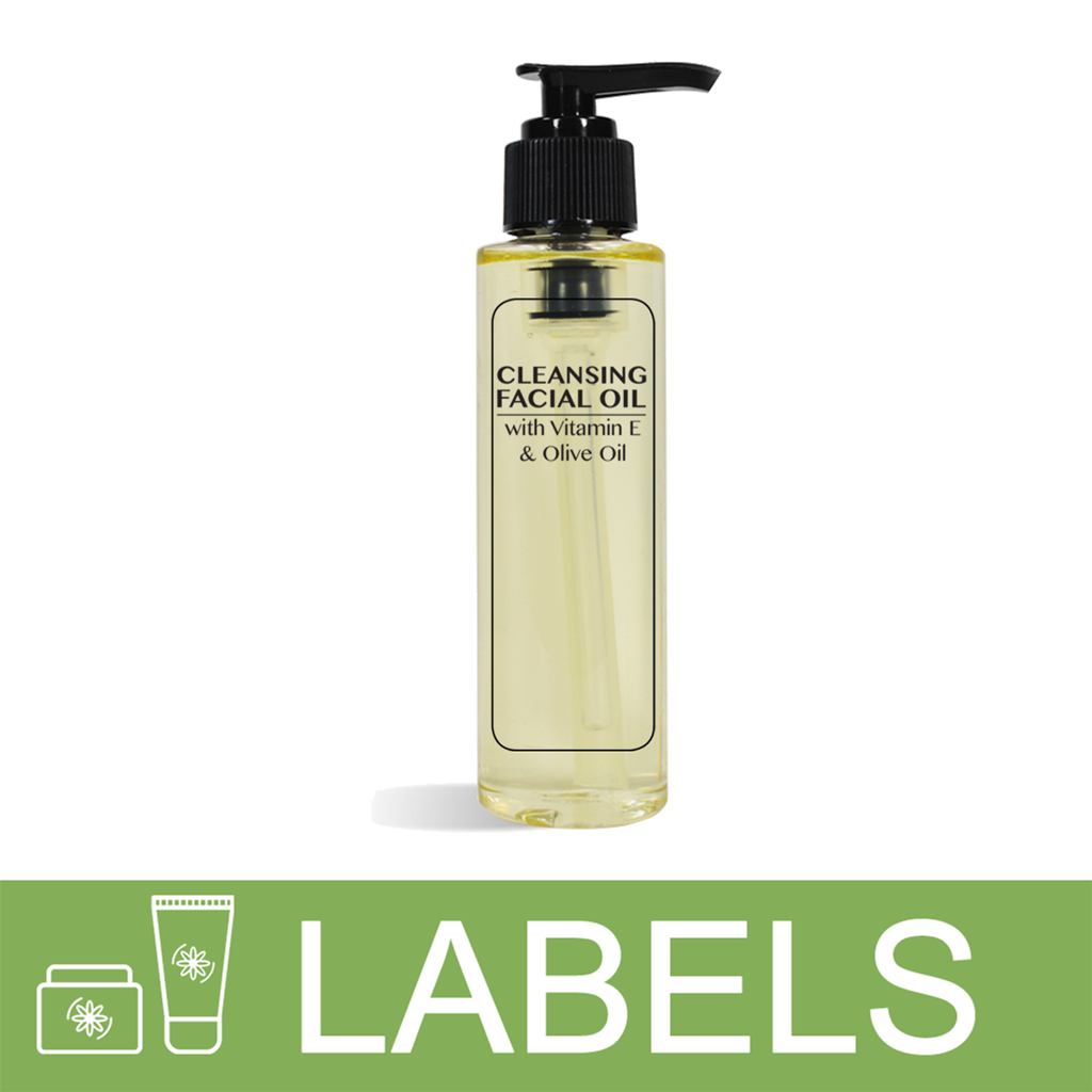 Cleansing Facial Oil Label