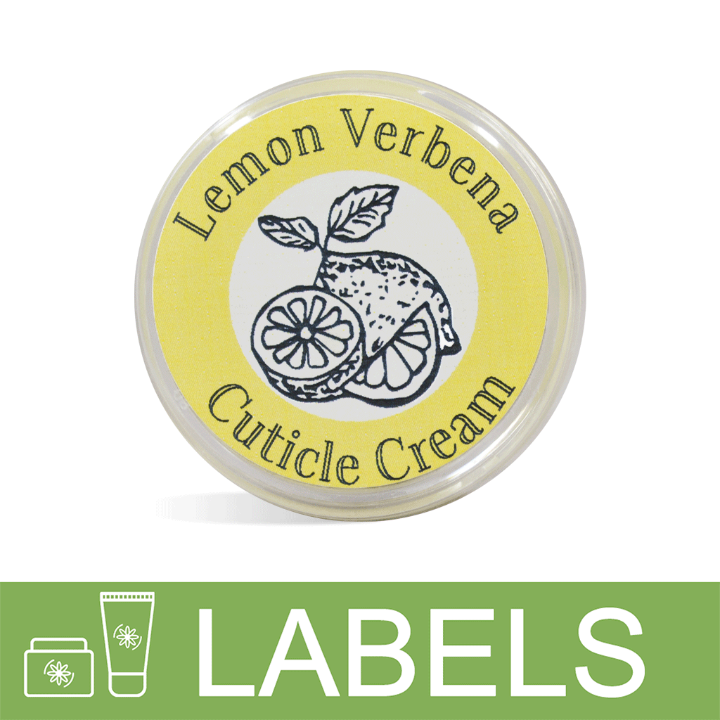 Lemon Verbena Cuticle Cream Label