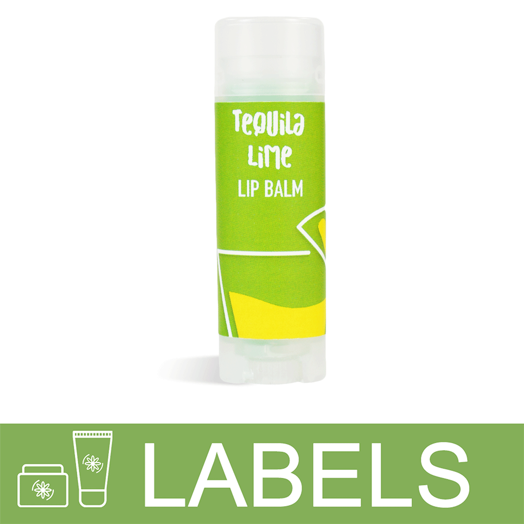 Tequila Lime Lip Balm Label