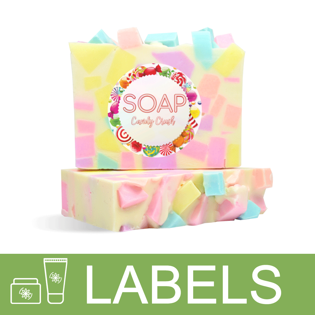Candy Crush Soap Label