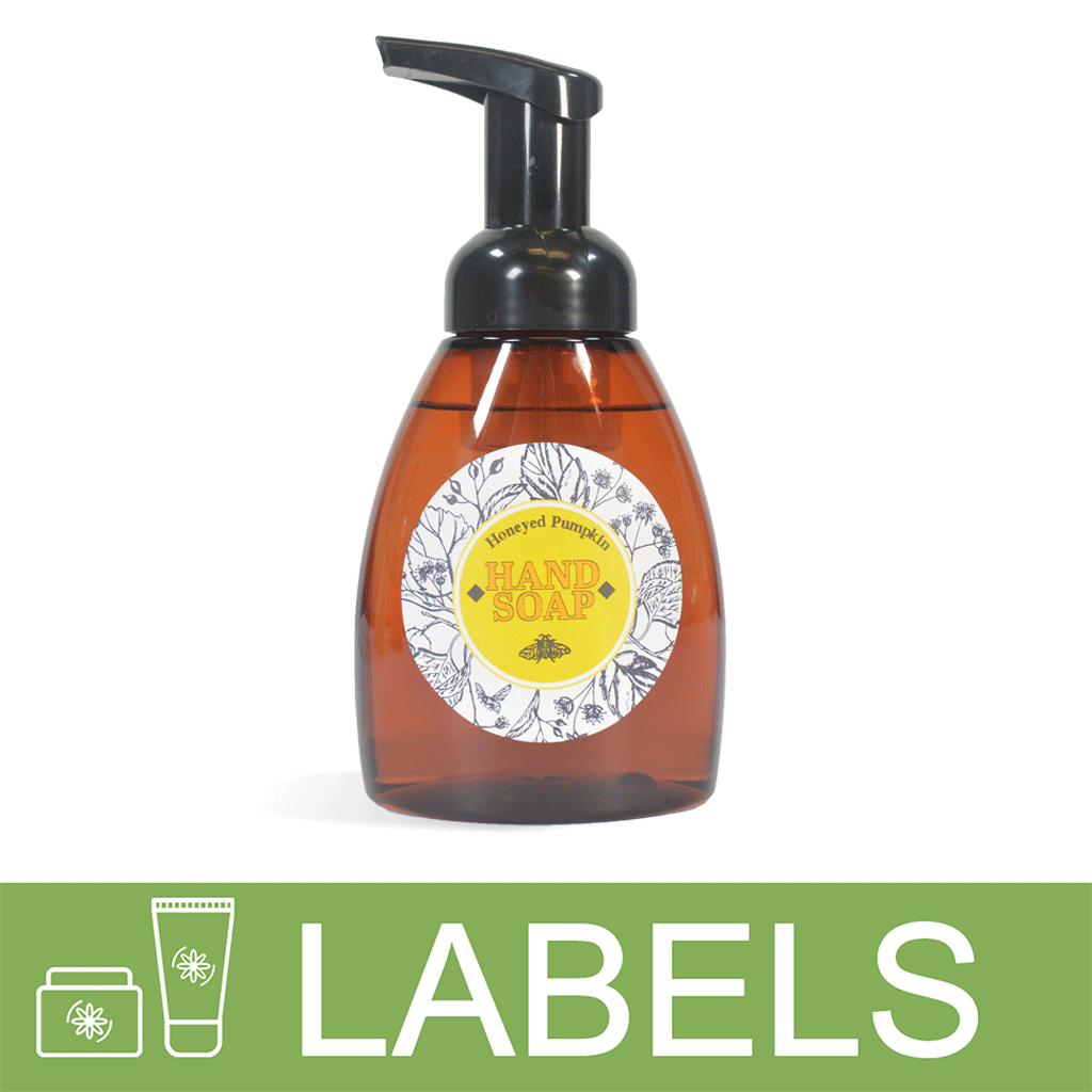 Honeyed Pumpkin Hand Soap Label
