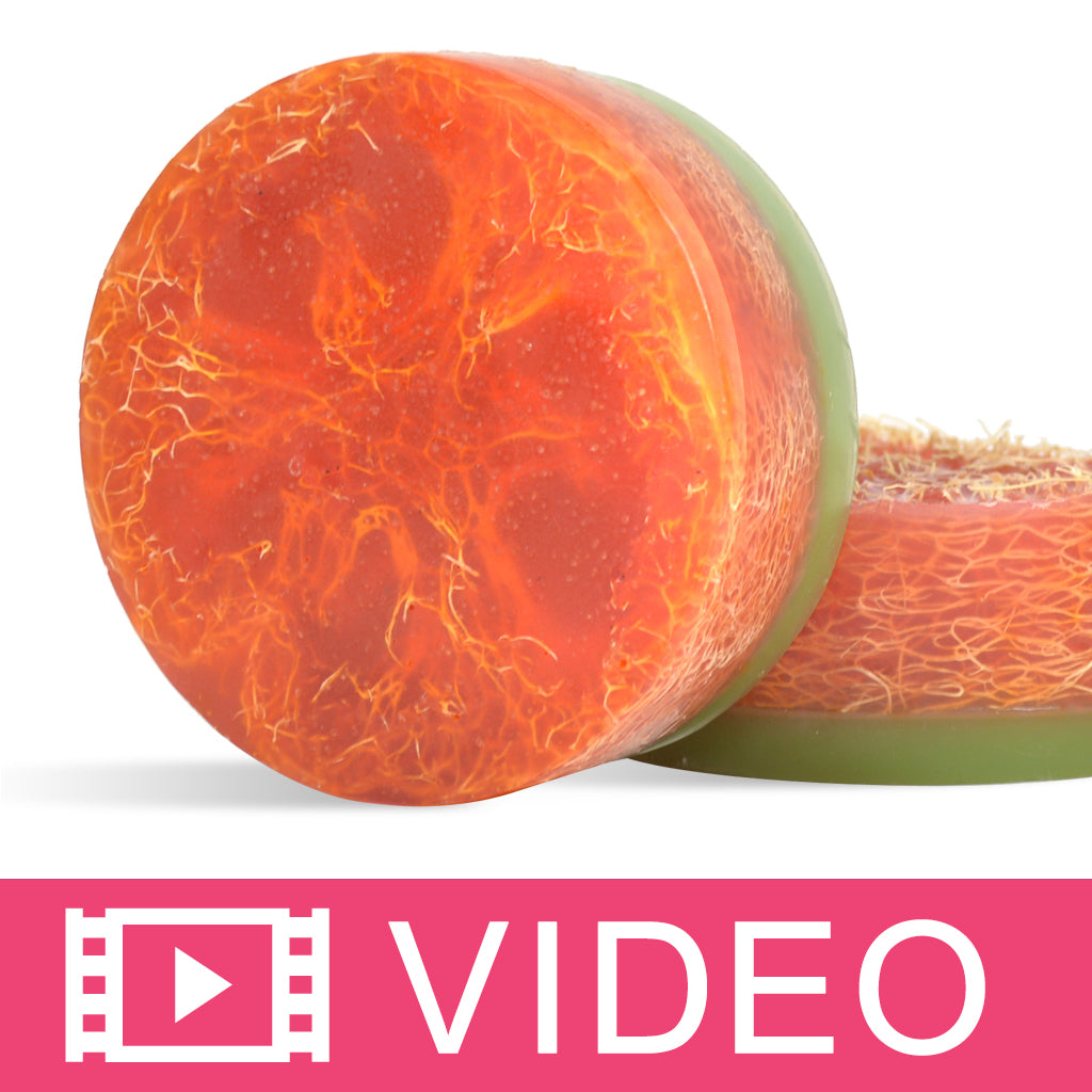 Sliced Tomato Luffa MP Soap Recipe Video