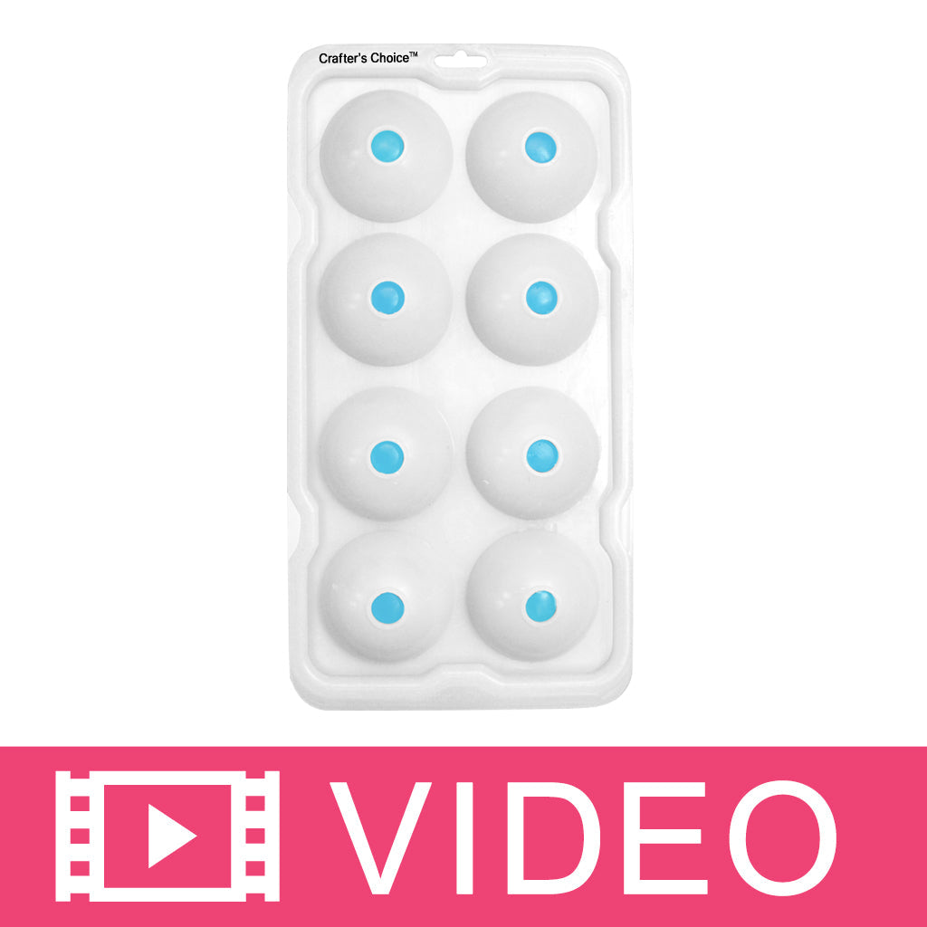 Round Ball 2¼" Silicone Soap Mold Video