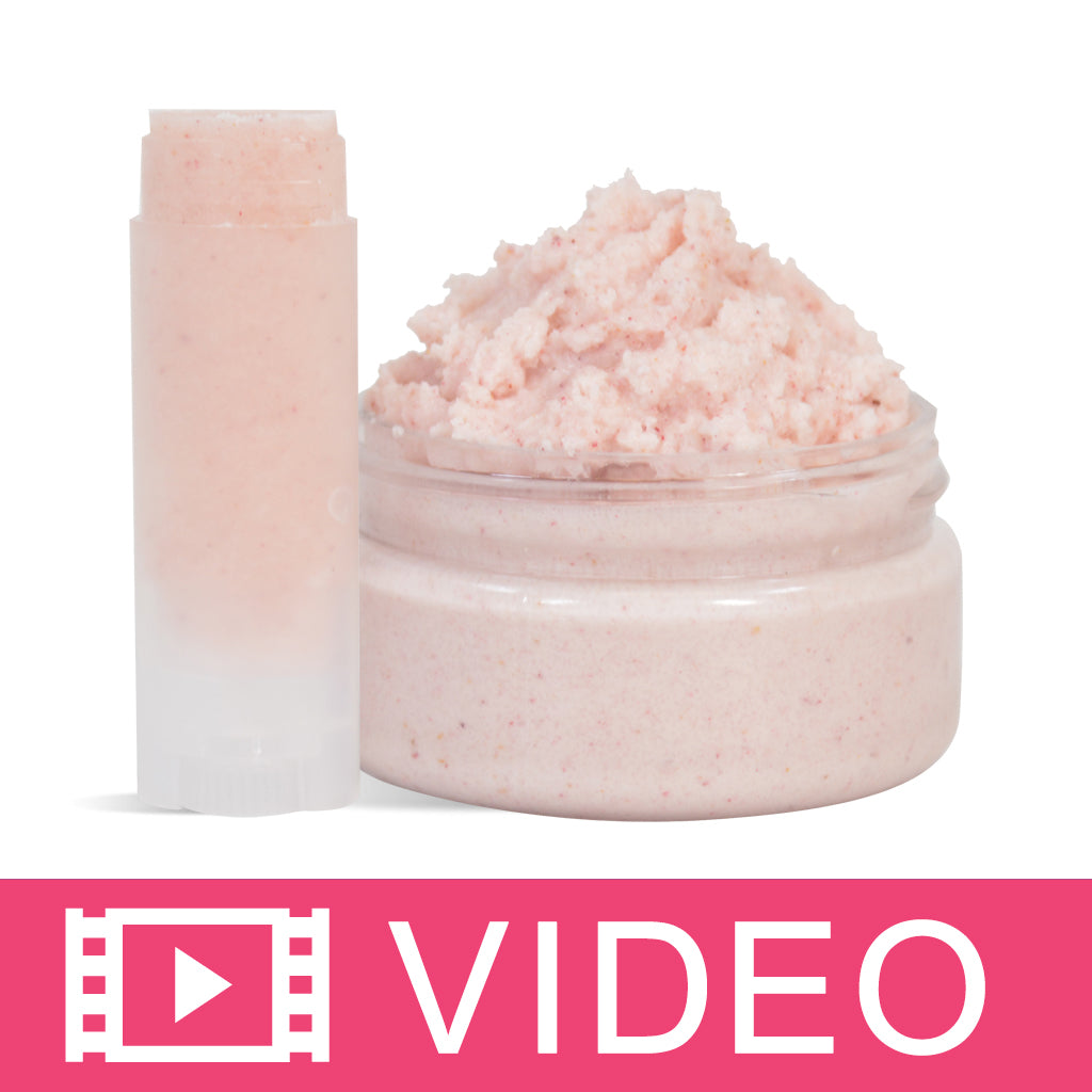 Cranberry Lip Scrub and Body Butter Recipe Video