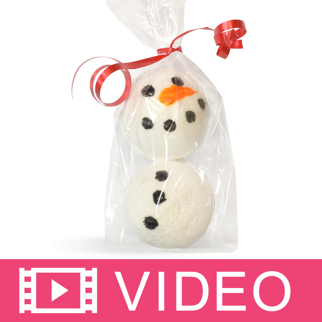 Snowman Bath Fizzies Recipe Video