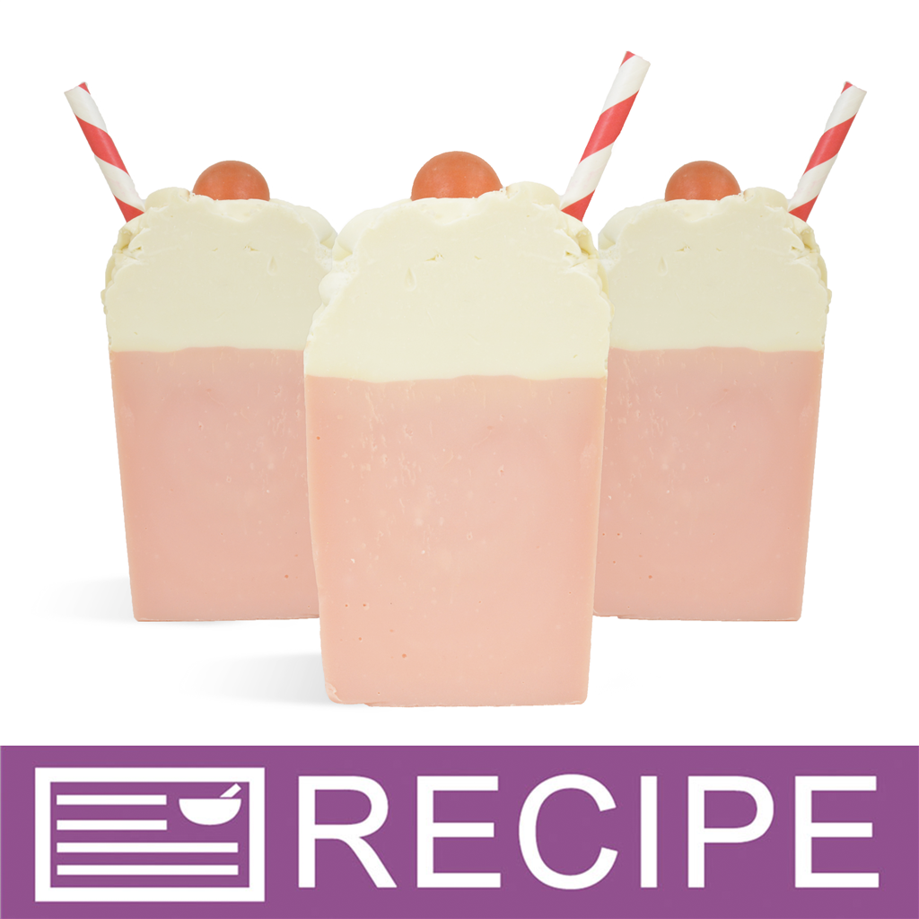 Strawberry Milkshake Cold Process Soap