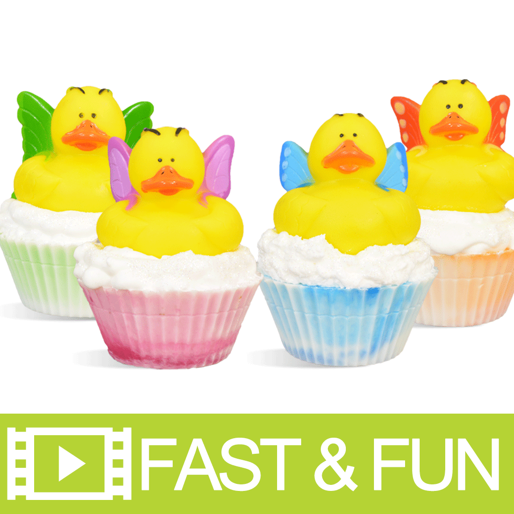 Making Butterfly Duck MP Soap Cupcakes