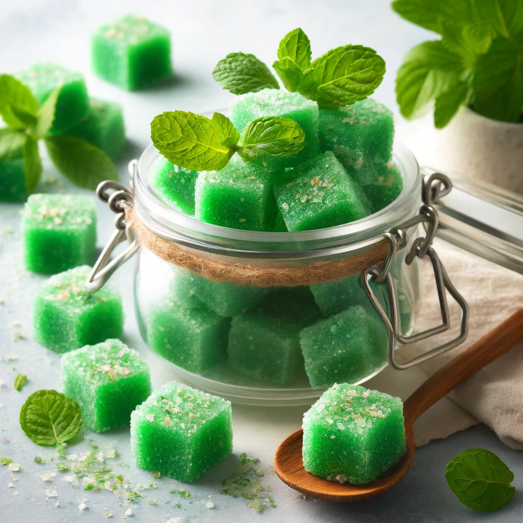 Peppermint Sugar Scrub Cubes Recipe