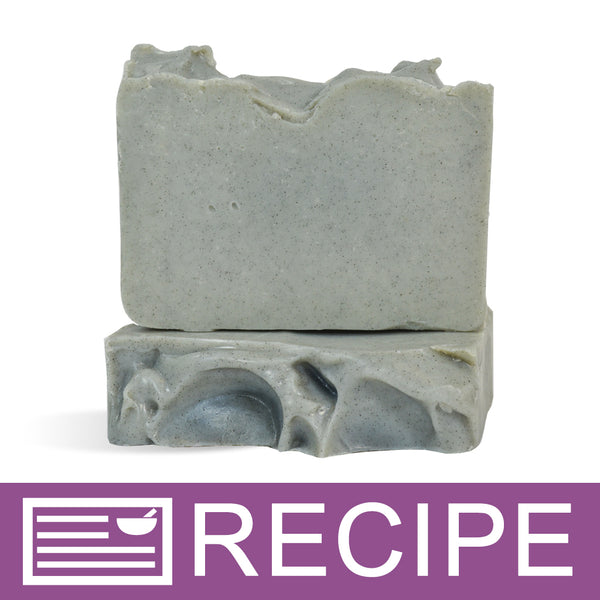 Activated Charcoal Cold Process Soap Loaf for Beginners Recipe