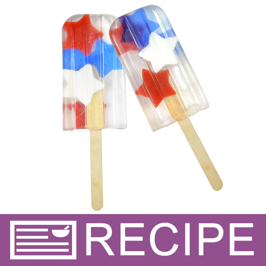 Americana Stars Soap Pops MP Soap Recipe