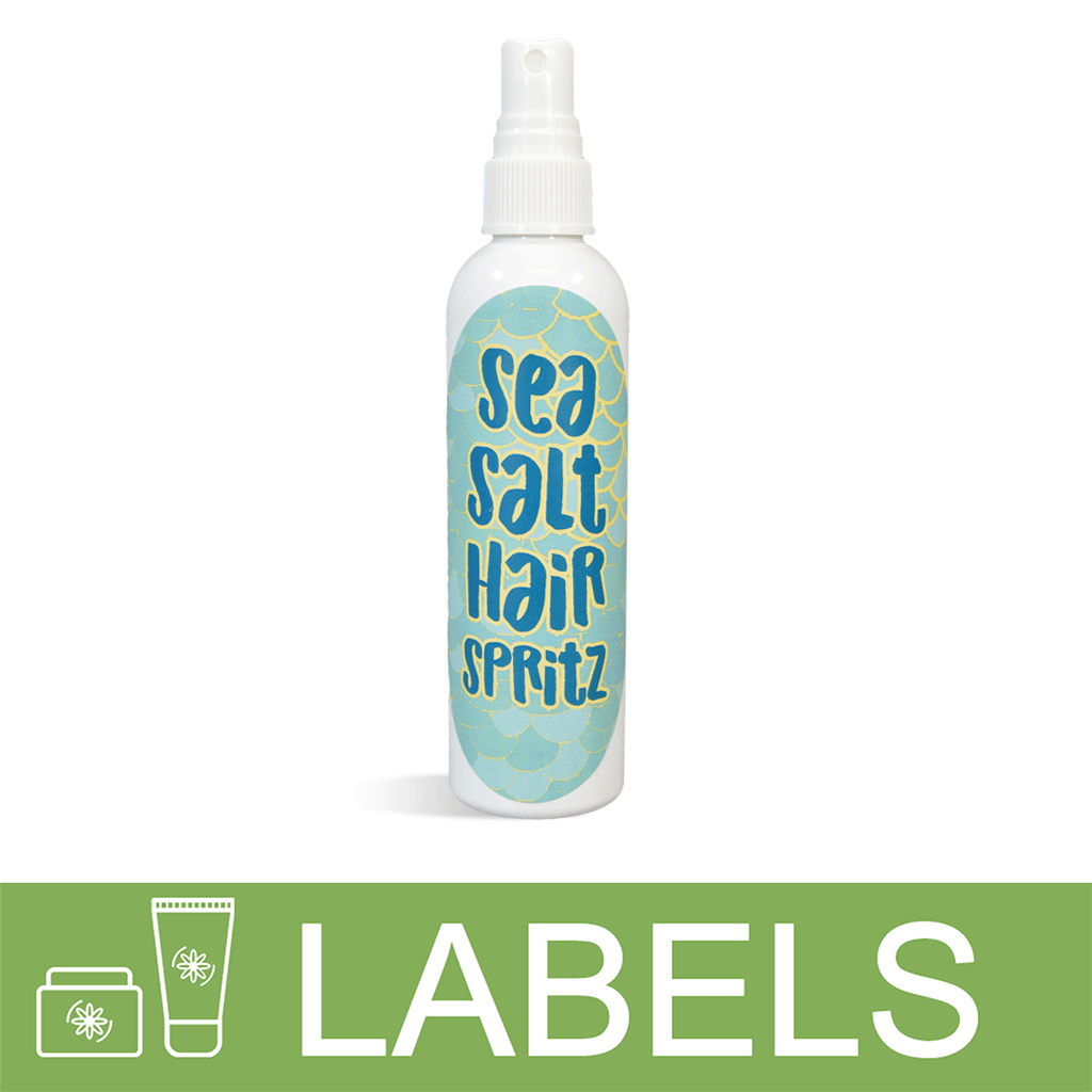 Sea Salt Hair Spritz Label