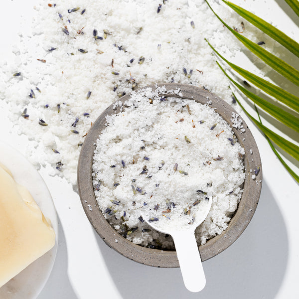 Soothing Coconut Milk & Lavender Bath Salts Recipe