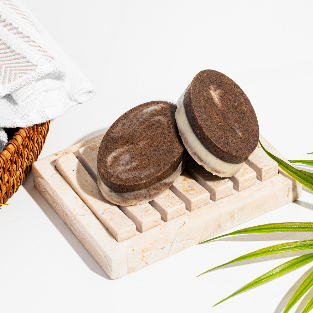 Scrubbie Walnut Shower Lotion Bar