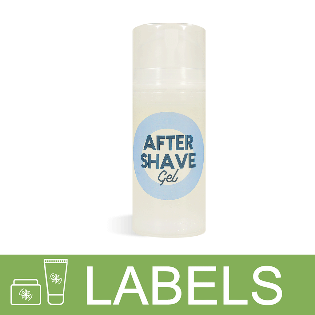 After Shave Gel Label