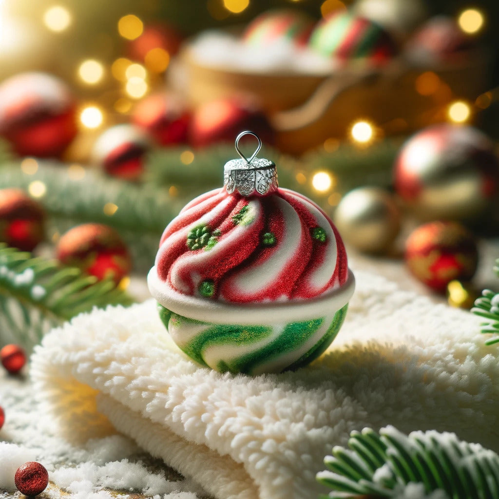 Christmas Ornament Bath Bomb Recipe