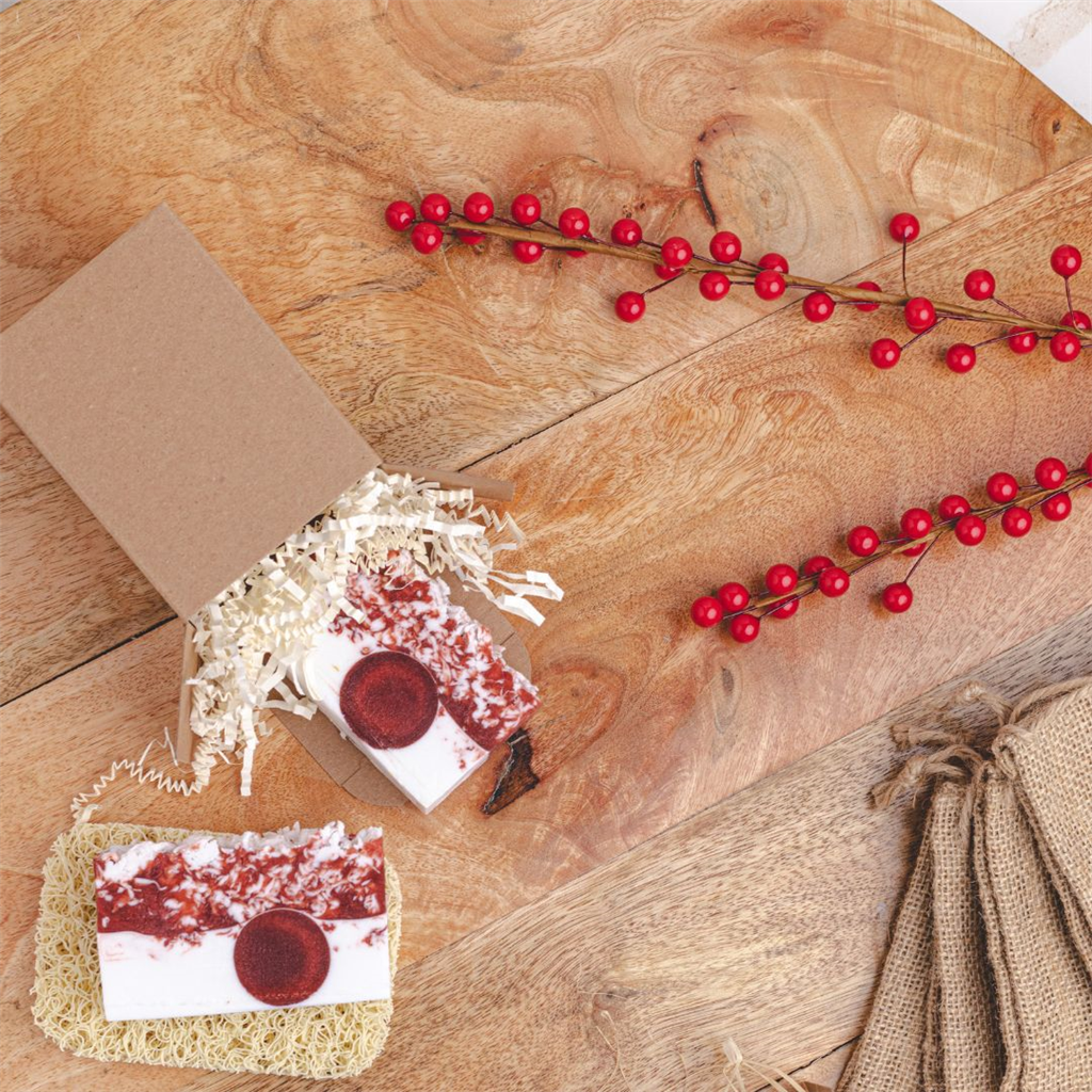 Cranberry MP Soap Loaf Recipe