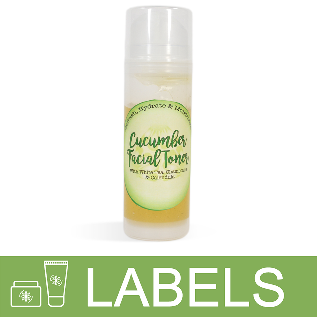 Cucumber Facial Toner Label