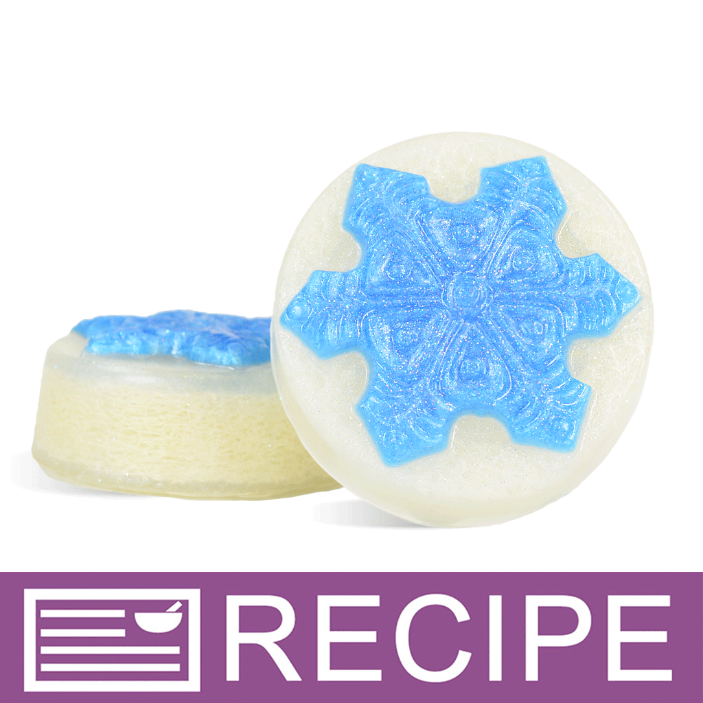Snowflake Luffa MP Soap
