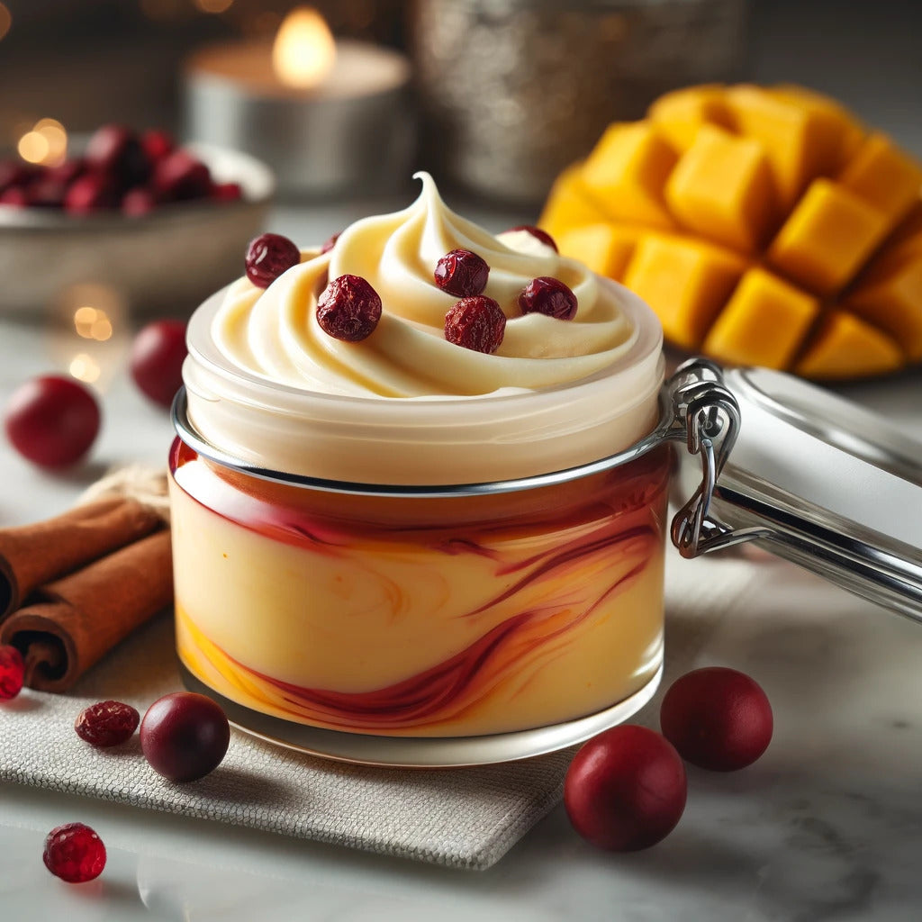 Spiced Cranberry Whipped Mango Body Butter Recipe
