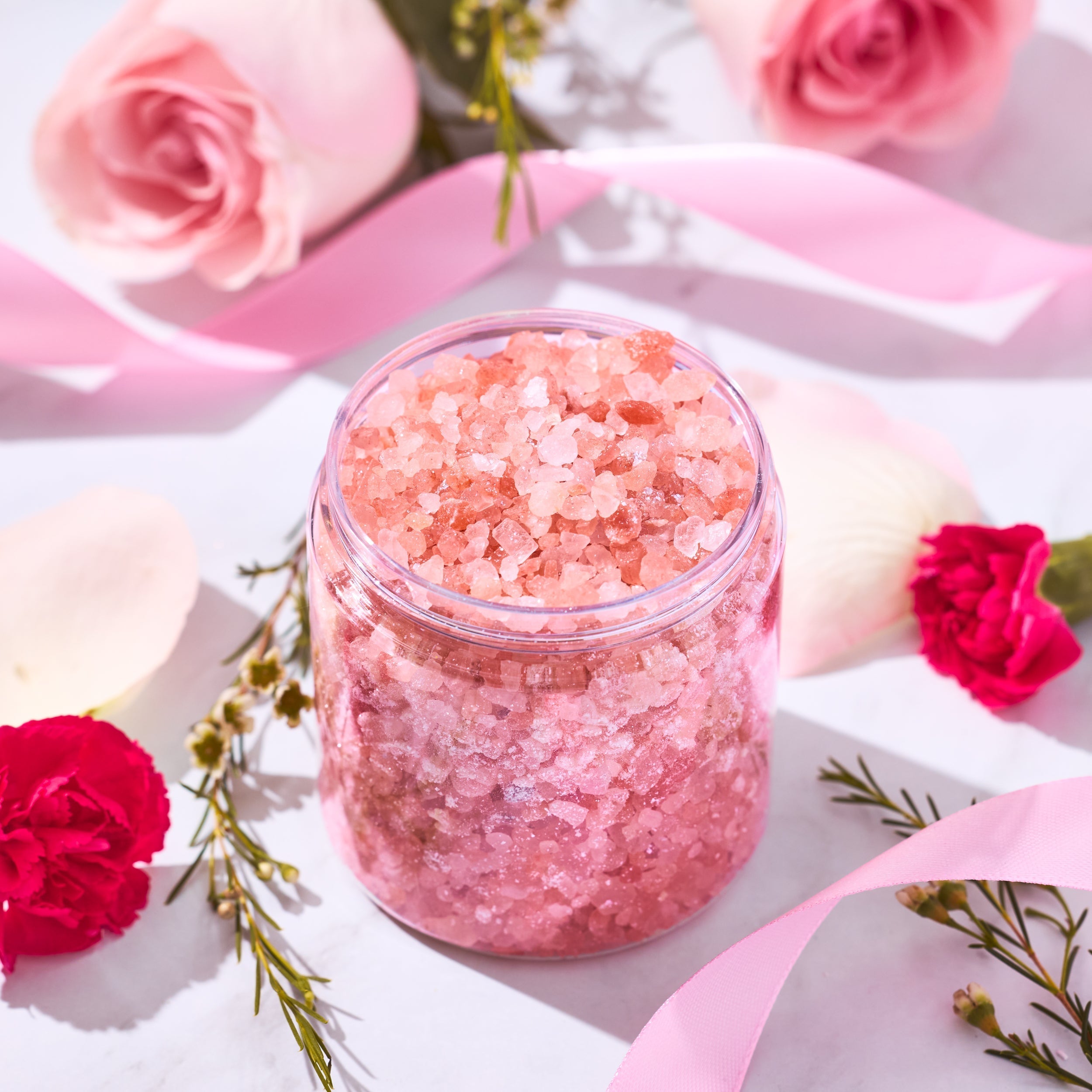 Sparkling Pink Salt Bath Tea Recipe