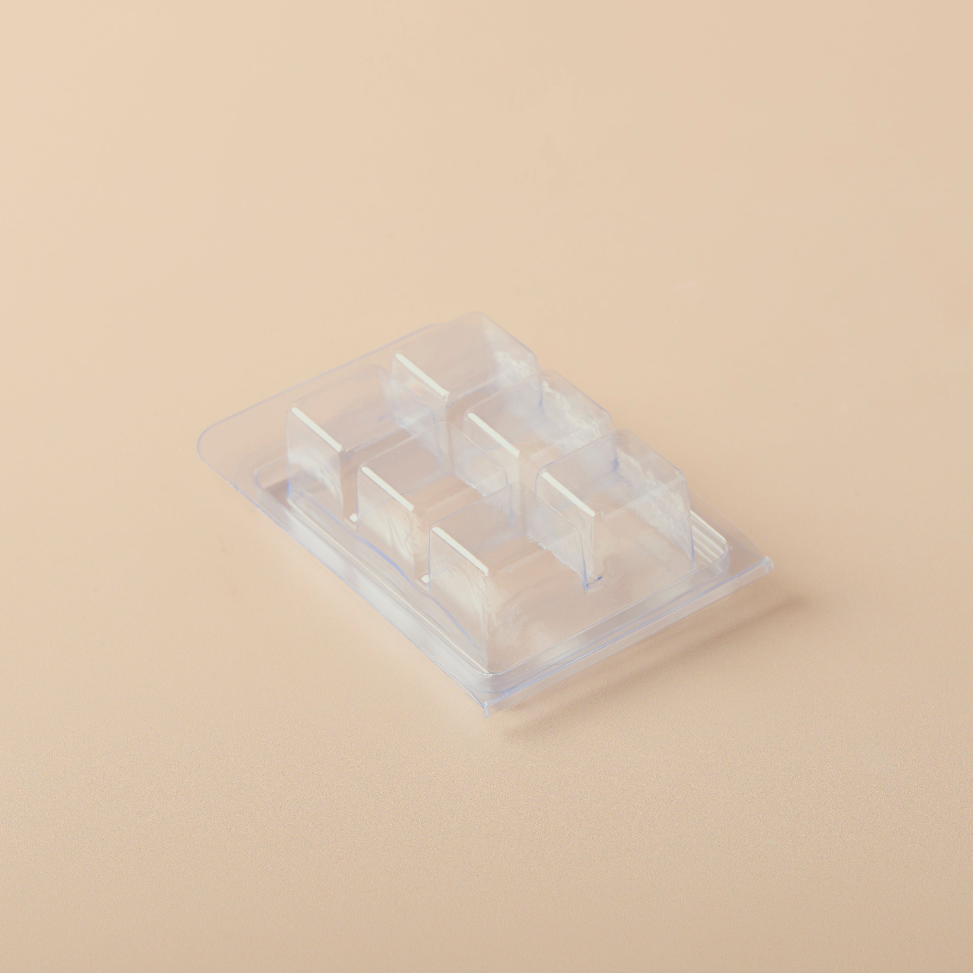 Square Cubes (Small) Clamshell with Hinged Lid - product detail