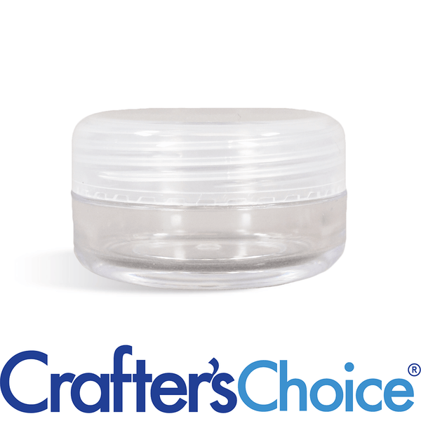 0.5 oz Clear Pot & Clear Screw Top - Zoom Media 1