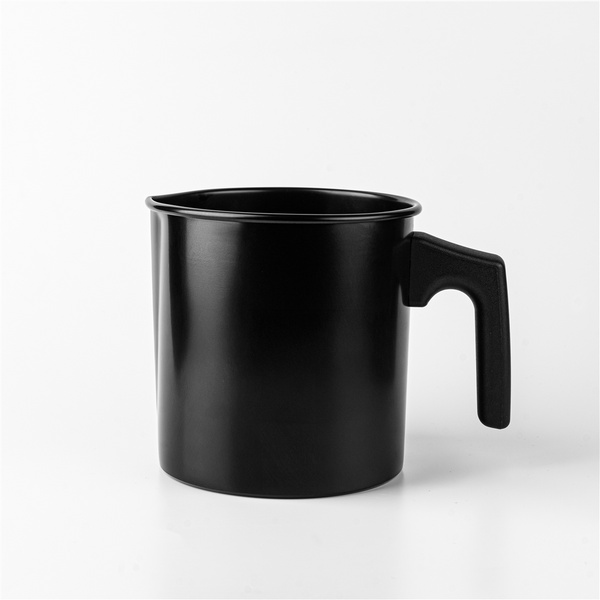 Black Metal Pouring Pitcher - 1 lb - Zoom Media 1