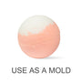 Bath Bomb Ball Mold - 2.75" diameter (2 pc set)
