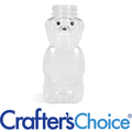 8 oz Clear PET Honey Bear Bottle - 38/400